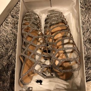 brand new schutz sandals